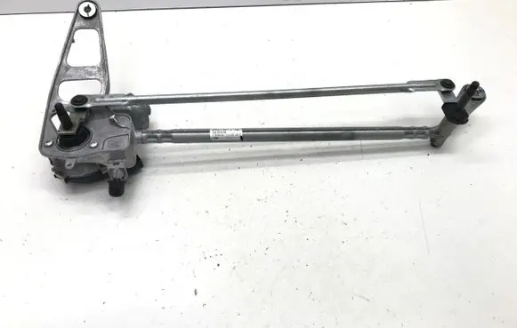 Front wiper linkage and motor