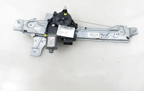Peugeot 208 I Rear door window regulator with motor 0130822699 9674255180