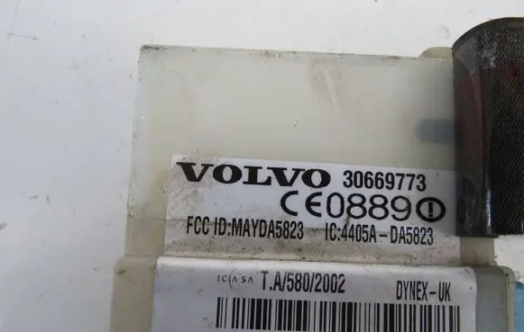 Volvo S40 Alarm control unit/module 30669773 TA5802002 CDMAPDA5823