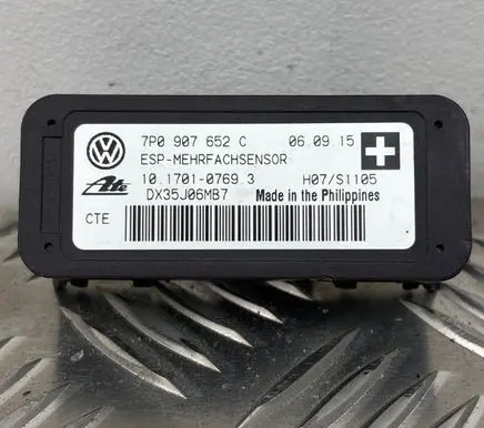 Volkswagen Touareg II ESP acceleration yaw rate sensor 7P0907652C DX35J06MB7 10170107693