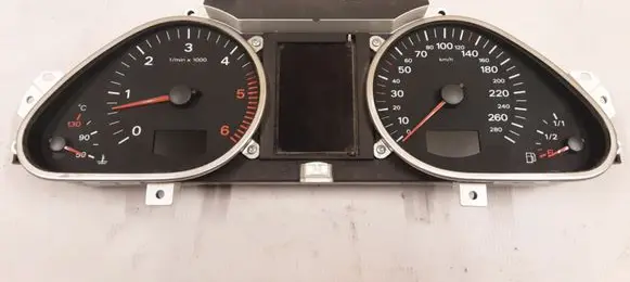 Audi A6 S6 C6 4F Speedometer (instrument cluster) 4F0920901C 4657