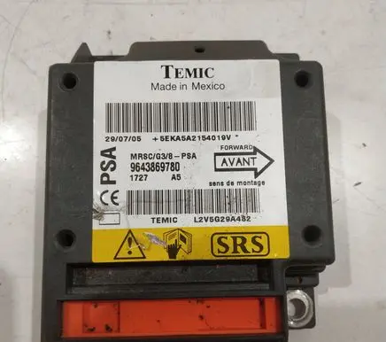 Peugeot 607 Airbag control unit/module 9643869780 1727A5 1727