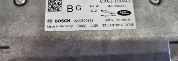 Jaguar XE Camera control unit module GX6319H406 0203500191