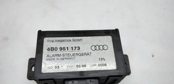 Audi A6 S6 C5 4B Alarm control unit/module 4B0951173