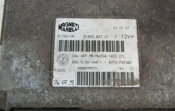 Fiat Seicento/600 Engine control unit/module ECU 