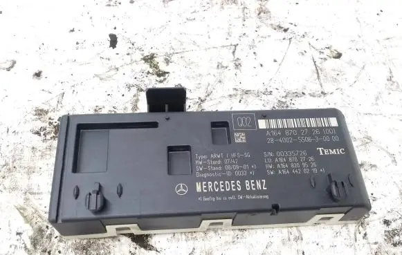 Tailgate/trunk control unit/module