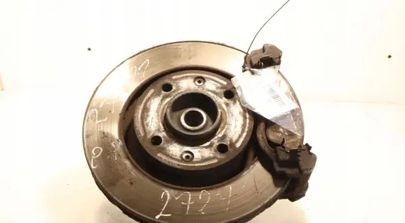 Front wheel hub spindle knuckle