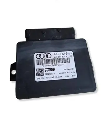 Audi A6 S6 C7 4G Hand brake control module 4H0907801G 4H0907801A