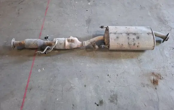 Lexus RX III Muffler/silencer 13140 UB2