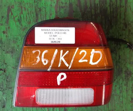 Volkswagen Polo II 86C 2F Rear/tail lights