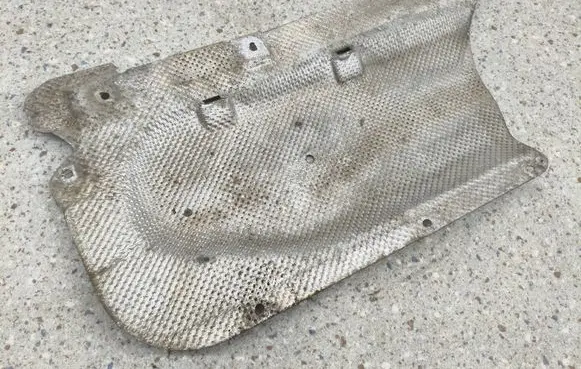 BMW 5 GT F07 Exhaust heat shield 7265262