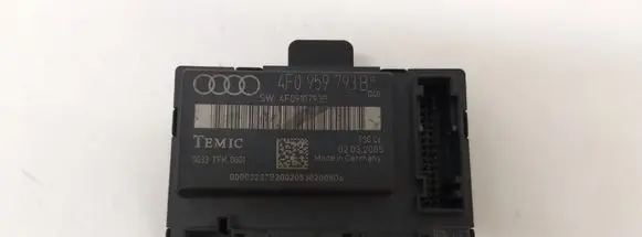 Audi A6 S6 C6 4F Door control unit/module 4F0959793B 4F09100793B