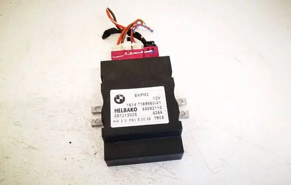 BMW 6 E63 E64 Fuel injection pump control unit/module 1614716996001