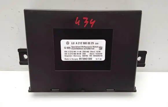 Mercedes-Benz E W212 Other control units/modules A2129000029 A2129011100 A2129028605