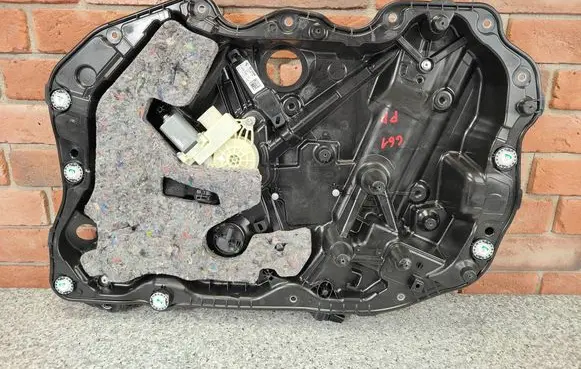 Front door window regulator with motor