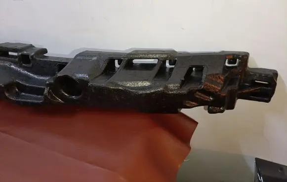 Front bumper foam support bar