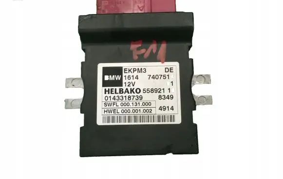 BMW 5 F10 F11 Fuel injection pump control unit/module 7407514