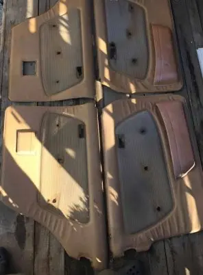 Mercedes-Benz W123 Door card panel trim set 