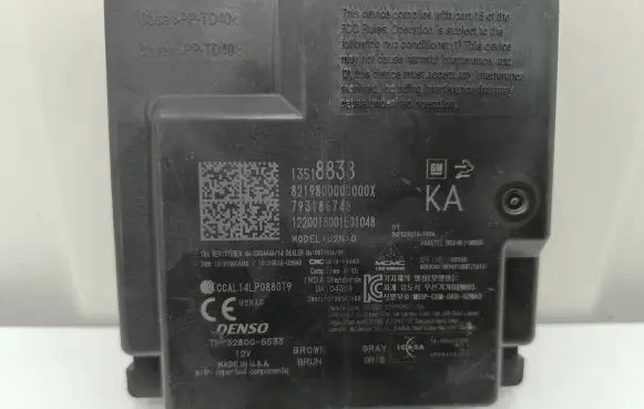 Chevrolet Camaro Keyless (KESSY) go control unit/module 13518838 793186748