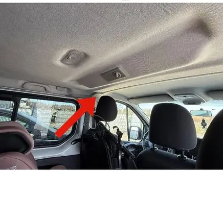 Opel Vivaro Headlining roof cover 93868720 828736655R