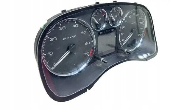 Peugeot 307 Speedometer (instrument cluster) 9654485080