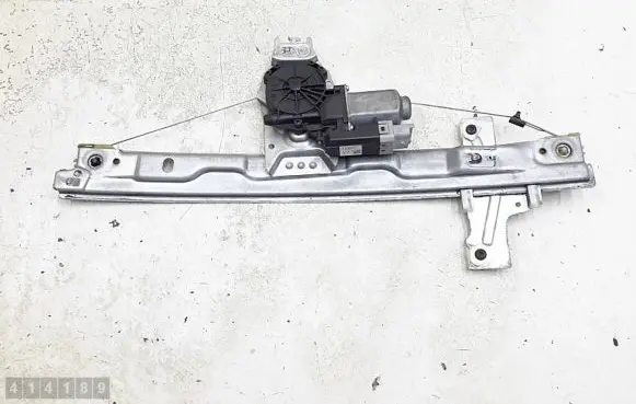 Peugeot 207 Rear door window regulator with motor 9681181980