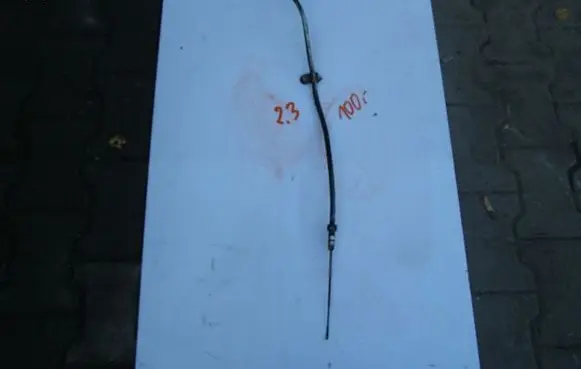 Oil level dip stick