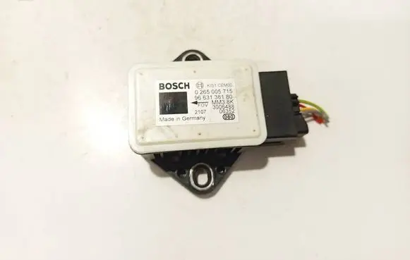 ESP acceleration yaw rate sensor