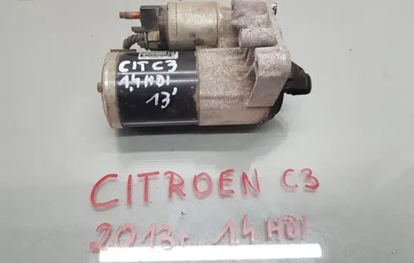 Citroen C3 Starter motor 9801667780 M000T22473