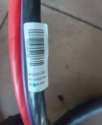 Ford Transit Custom Negative earth cable (battery) 14301bc