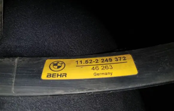 BMW 3 E46 Fan impeller 11522249373 11522249372