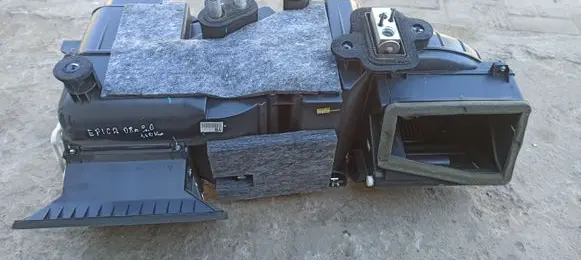 Interior heater climate box assembly