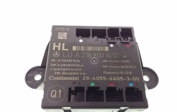 Mercedes-Benz E W212 Door control unit/module A2189001401 A2188201526 A2189025100