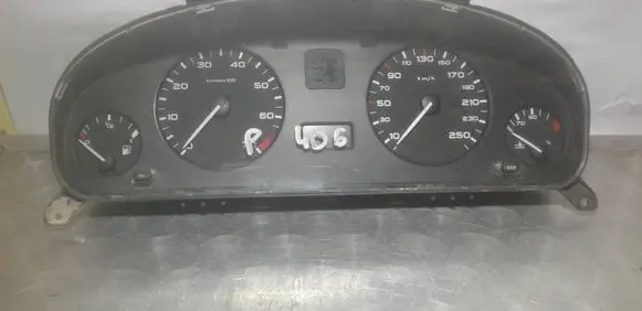 Peugeot 406 Speedometer (instrument cluster) 87001370 110008882009 96303725805