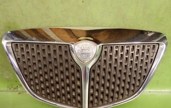 Lancia Ypsilon Front bumper upper radiator grill 735428201
