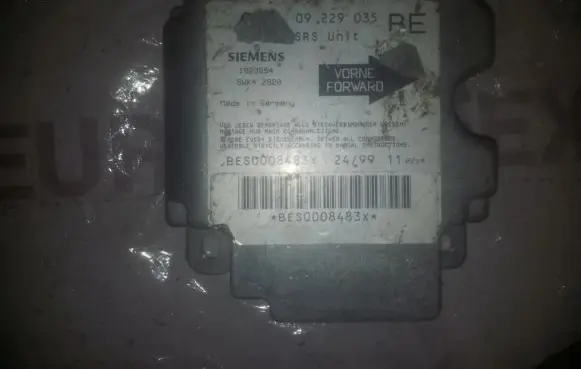 Opel Omega B1 Airbag control unit/module 09229035BE