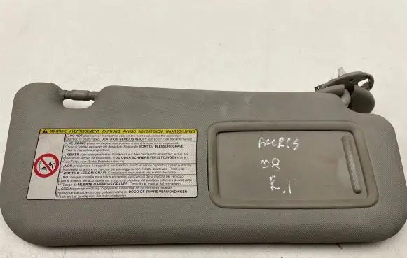 Toyota Auris 150 Sun visor