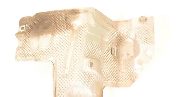 Heat shield in engine bay