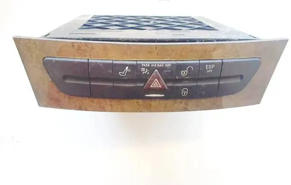 Mercedes-Benz E W211 Hazard light switch a2116830091 a2116800552