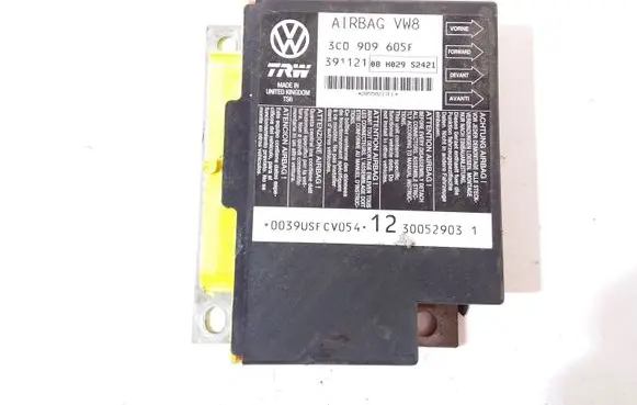 Volkswagen PASSAT B6 Airbag control unit/module 3C0909605F