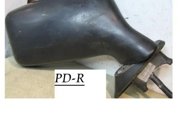 Audi 80 90 B3 Manual wing mirror E6007848 027666
