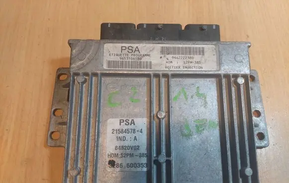 Citroen C2 Engine control unit/module ECU 9653106180 9642222380 S2PM-385