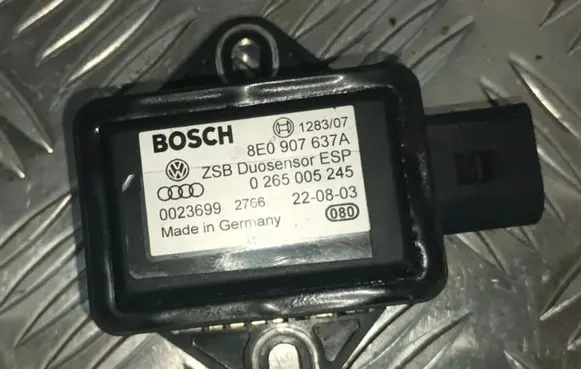Audi A6 S6 C5 4B ESP acceleration yaw rate sensor 0265005245