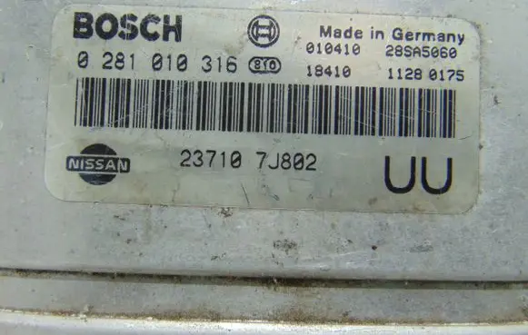 Nissan Primera Engine control unit/module 0281010316