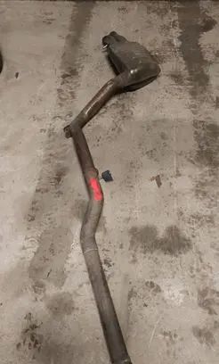 Mercedes-Benz E AMG W212 Rear muffler/silencer tail pipe A2124901601