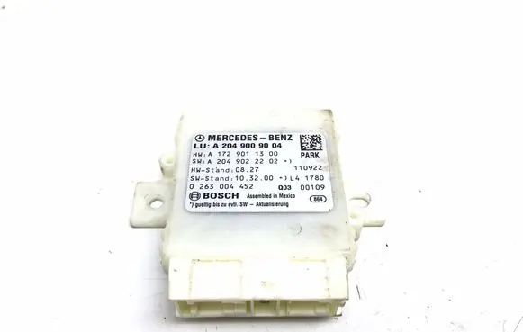 Mercedes-Benz C W204 Parking PDC control unit/module A2049009004 A2049022202 A1729011300