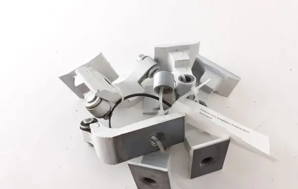 Front door hinge set