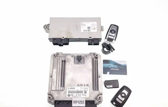 BMW 5 F10 F11 Engine ECU kit and lock set 8518479 0281018611 030026440