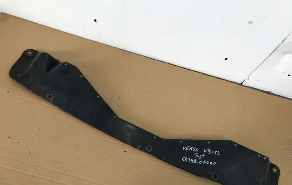 Toyota Verso Rear bumper underbody cover/under tray 583980F020