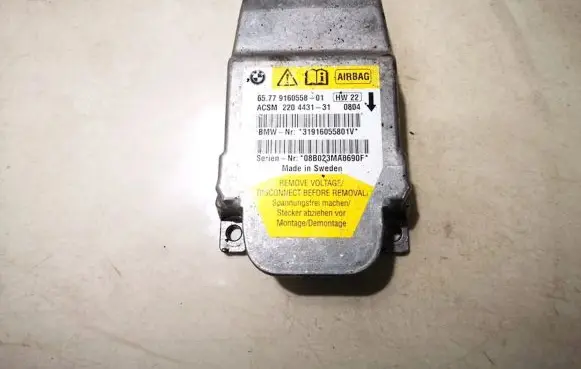BMW 5 E60 E61 Airbag control unit/module 6577916055801 65.779160558-01